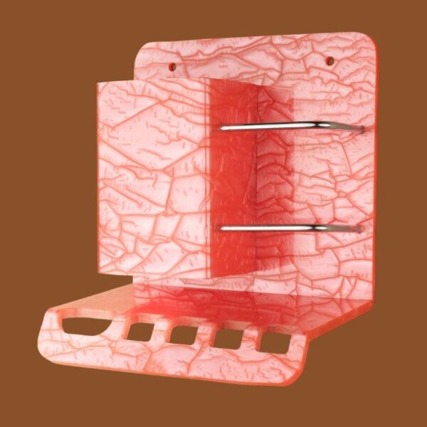 STIMULUS Pink Acrylic Toothbrush Holder – Stylish, Water-Resistant Bathroom Organizer