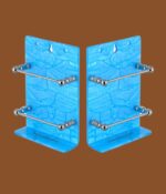 STIMULUS Blue Acrylic Mobile Stand Set of 2 – Stylish and Durable Desk Organizer