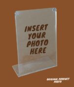 Acrylic A7 magnetic transparent photo frame for tabletop display in home or office